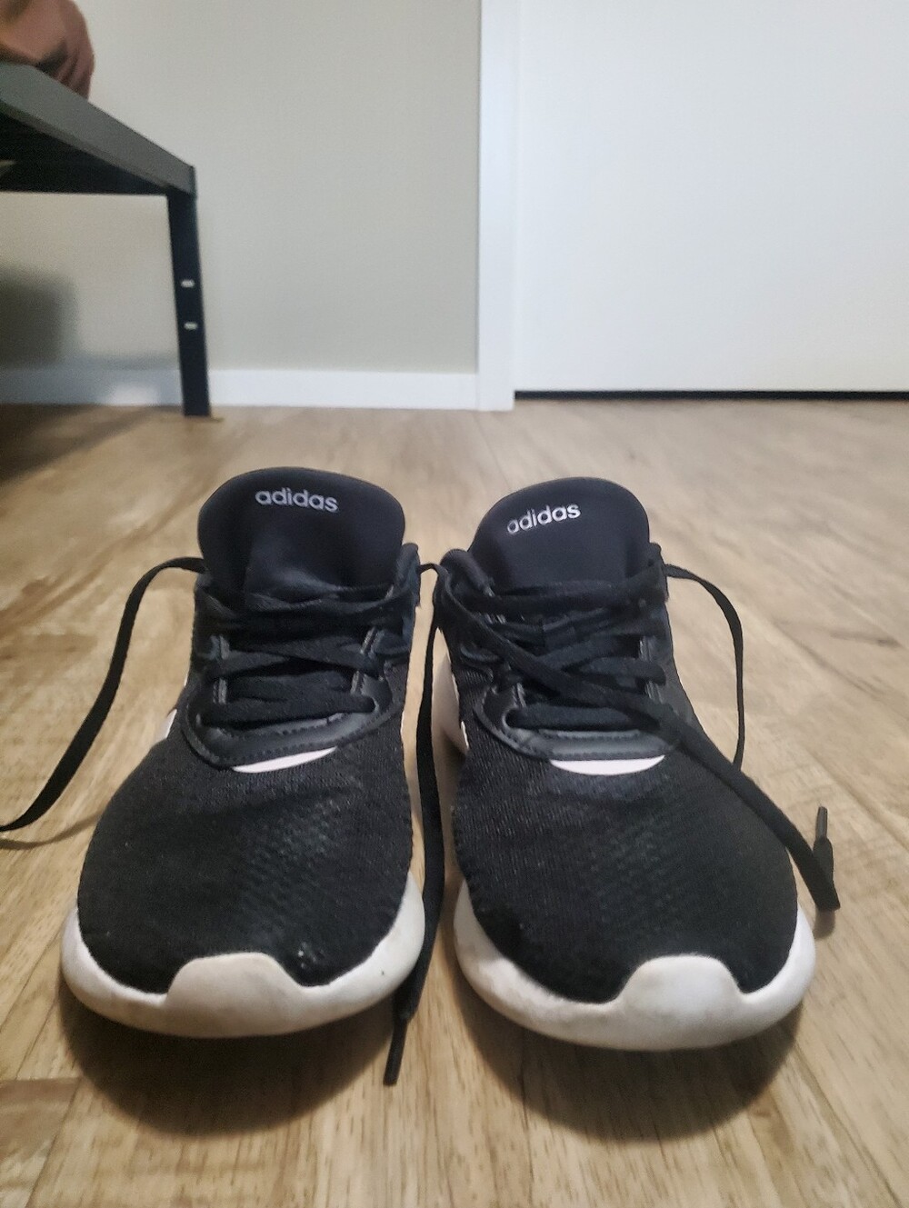 Adidas Q T Cloudfoam Running Shoes Size 8 Women
